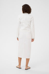 Kaffe Kazelina Chalk Denim Stretch Jacket