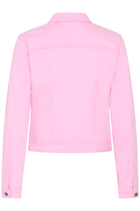 Kaffe Kazelina Pink Frosting Denim Stretch Jacket