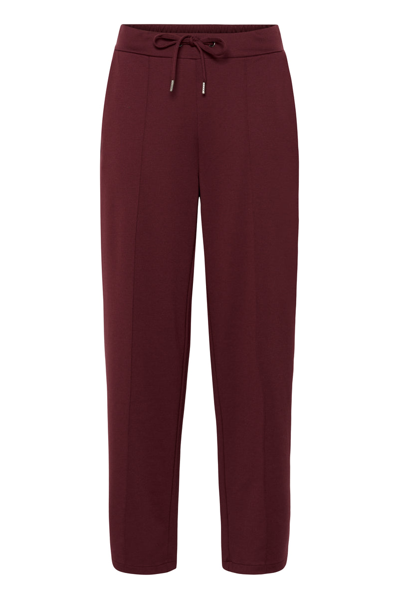 Kaffe Kajenny Windsor Wine Wide Leg Elasticated Trousers