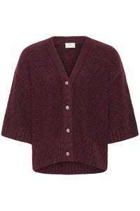 Kaffe Kalabis Windsor Wine Melange Cardigan, 10510680