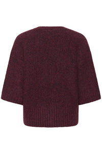 Kaffe Kalabis Windsor Wine Melange Cardigan, 10510680