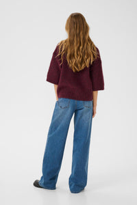Kaffe Kalabis Windsor Wine Melange Cardigan