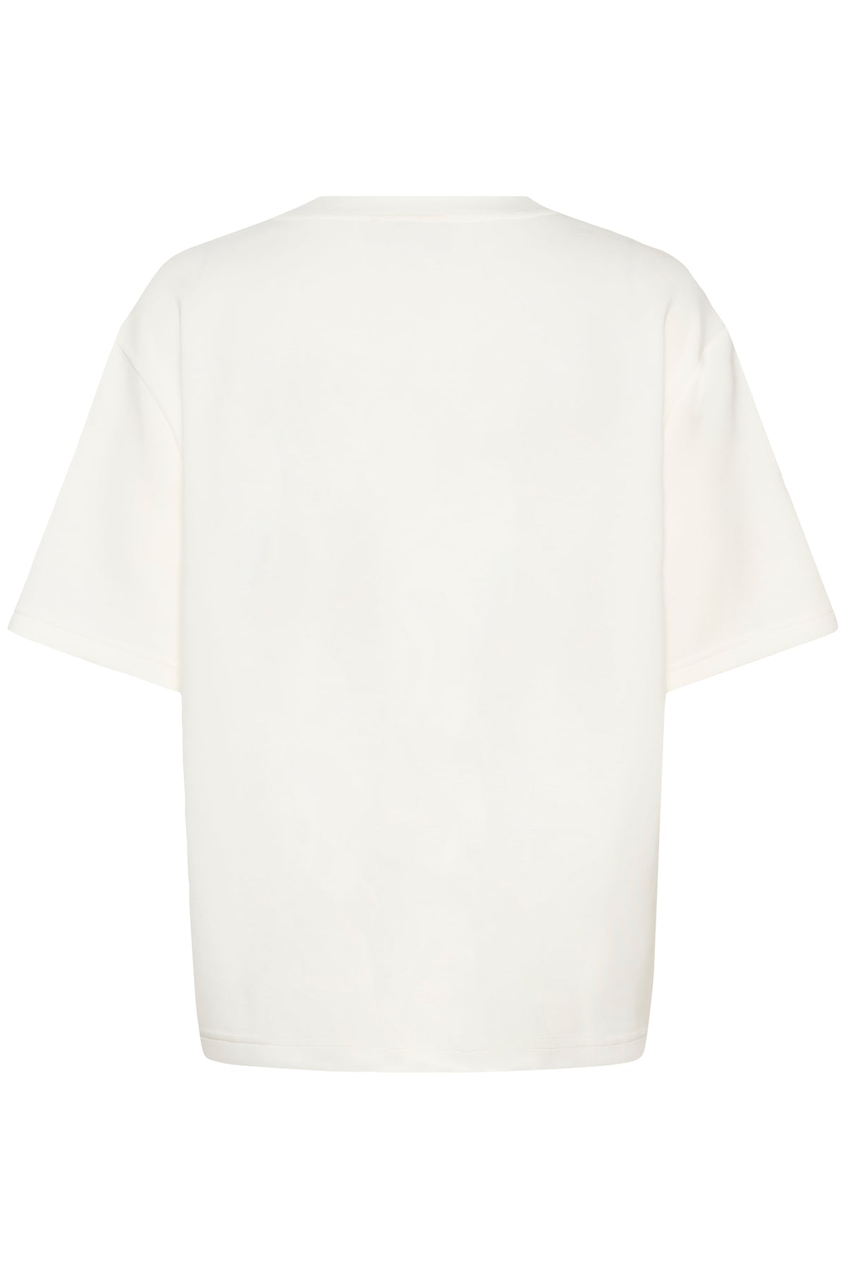 Kaffe Karosie Chalk 'Ooh La La' Embellished Modal T-Shirt, 10511093