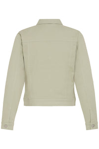 Fransa FrVotwill Desert Sage Soft Stretch Denim Jacket, 20609189