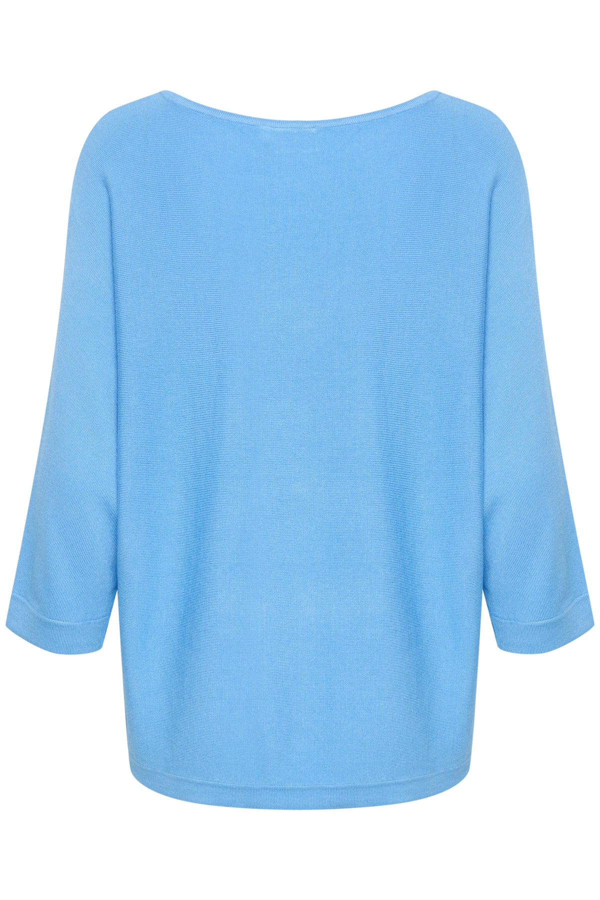Fransa FrClia Azure Blue Oversized 3/4 Sleeve Knit