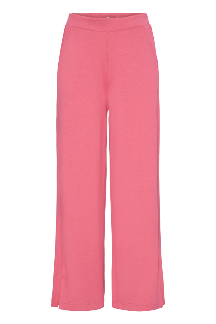Fransa FrAurora Honeysuckle Pink Wide Leg 7/8 Modal Joggers, 20615493