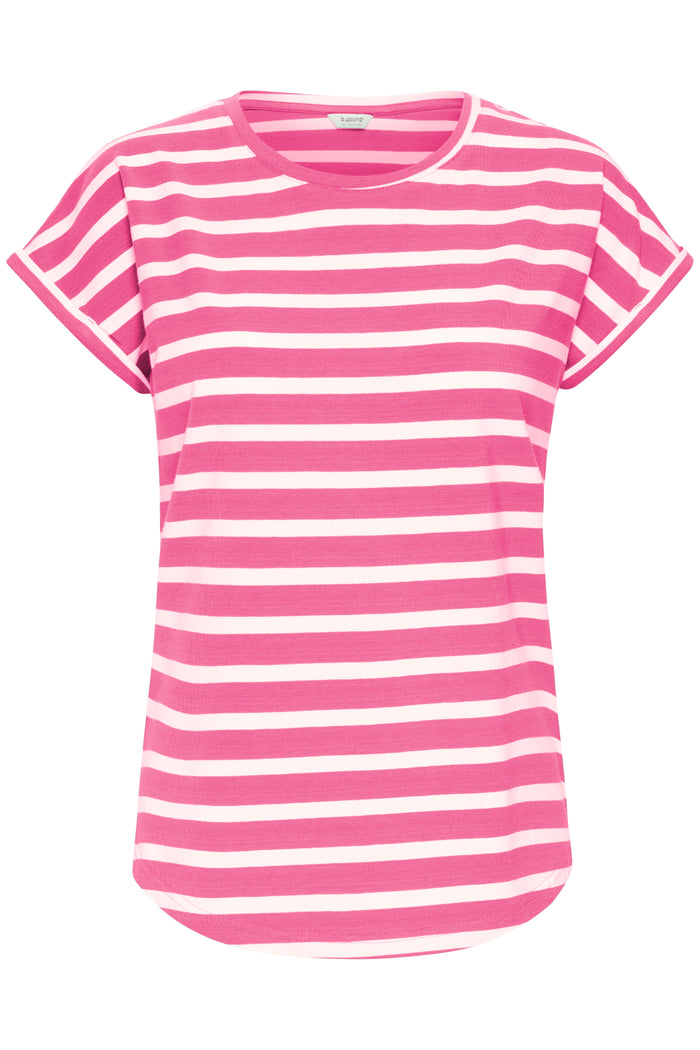 B.Young ByPamila Phlox Pink Stripe T-Shirt, 20809561