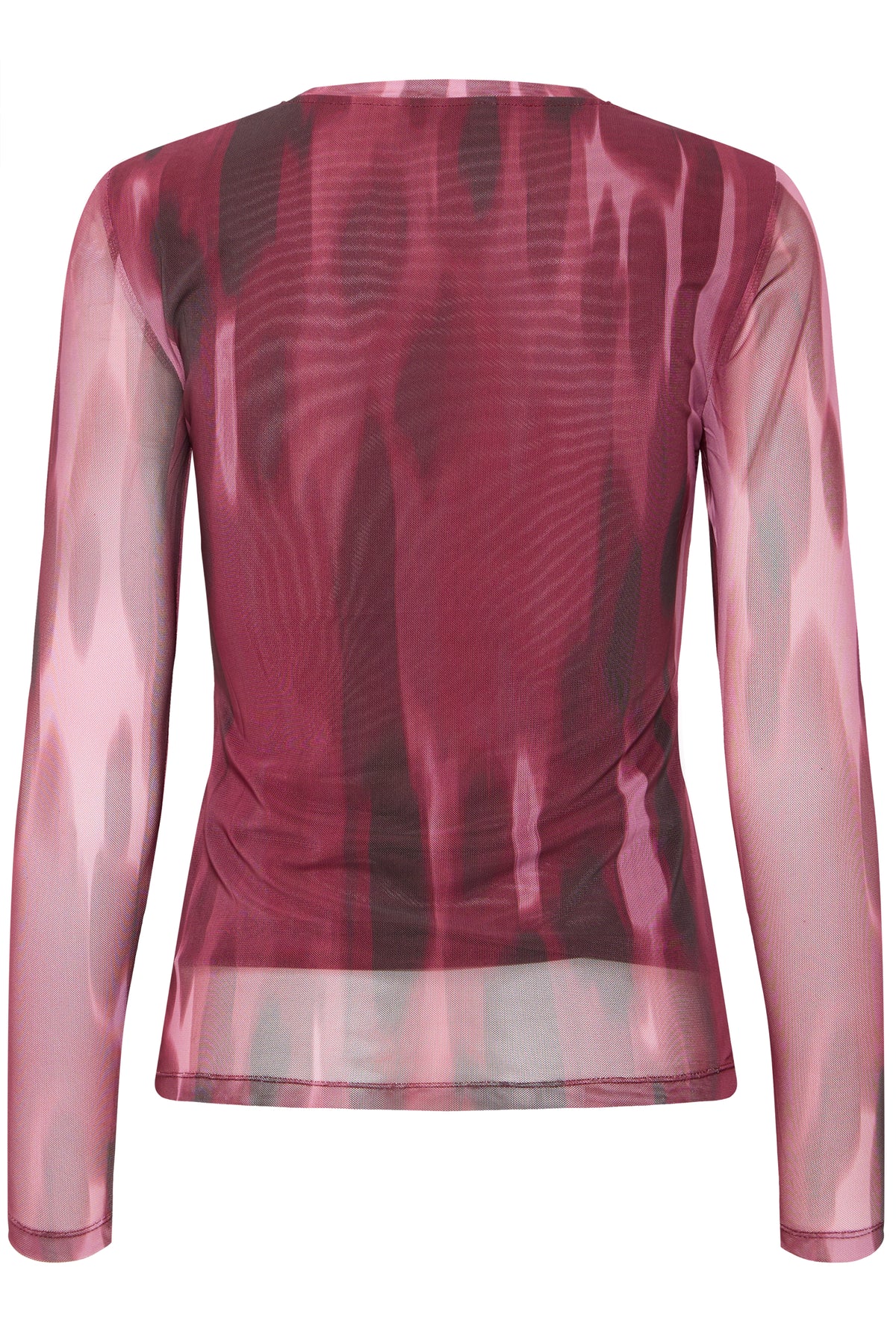 PRE-ORDER - B.Young Bypaloma Port Royale Printed Long Sleeve Mesh Top - (DESPATCH 19TH SEPTEMBER)