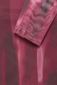 PRE-ORDER - B.Young Bypaloma Port Royale Printed Long Sleeve Mesh Top - (DESPATCH 19TH SEPTEMBER)
