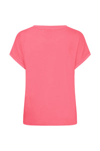 B.Young ByPanyax Phlox Pink Silky Front T-Shirt