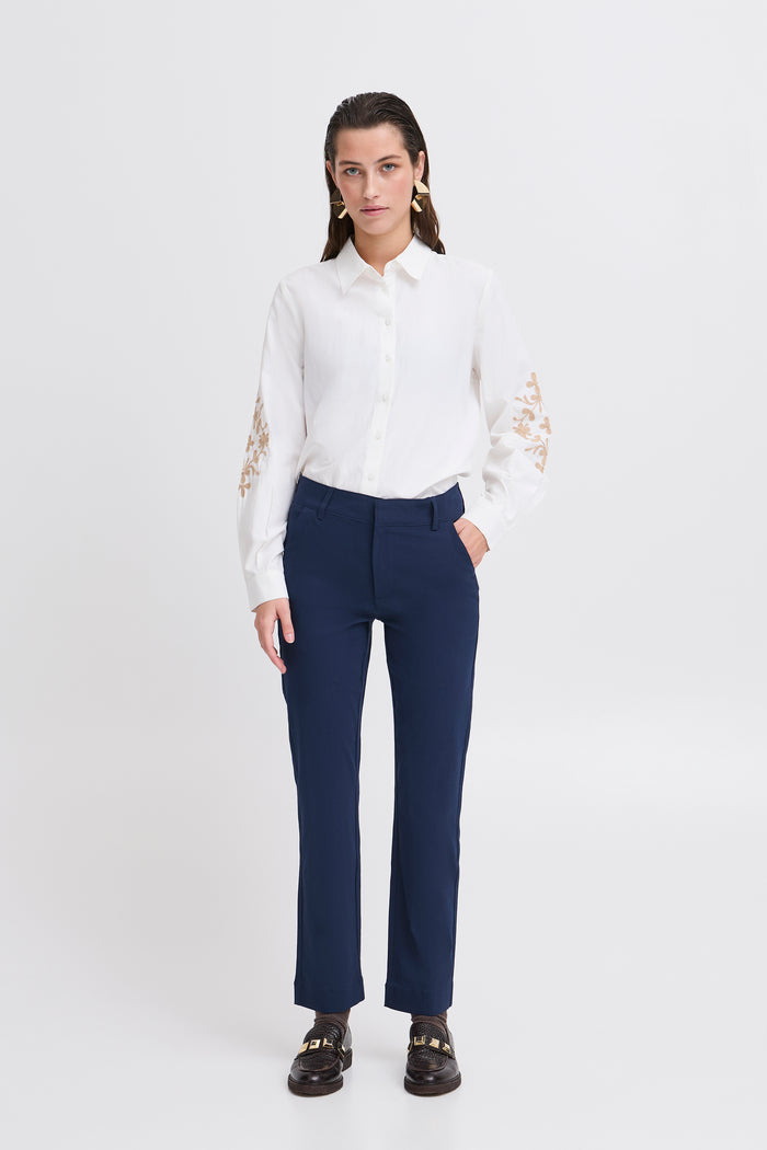 B.Young ByDixi Copenhagen Night Straight Leg Trousers, 20816978