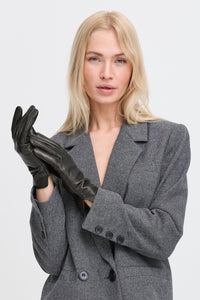 B.Young ByVante Black Leather Gloves