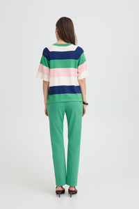 B.Young ByMmorla Parfait Pink Colourblock Stripe Knit