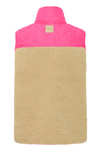 The Jogg Concept JCBerri Beetroot Pink Teddy Gilet
