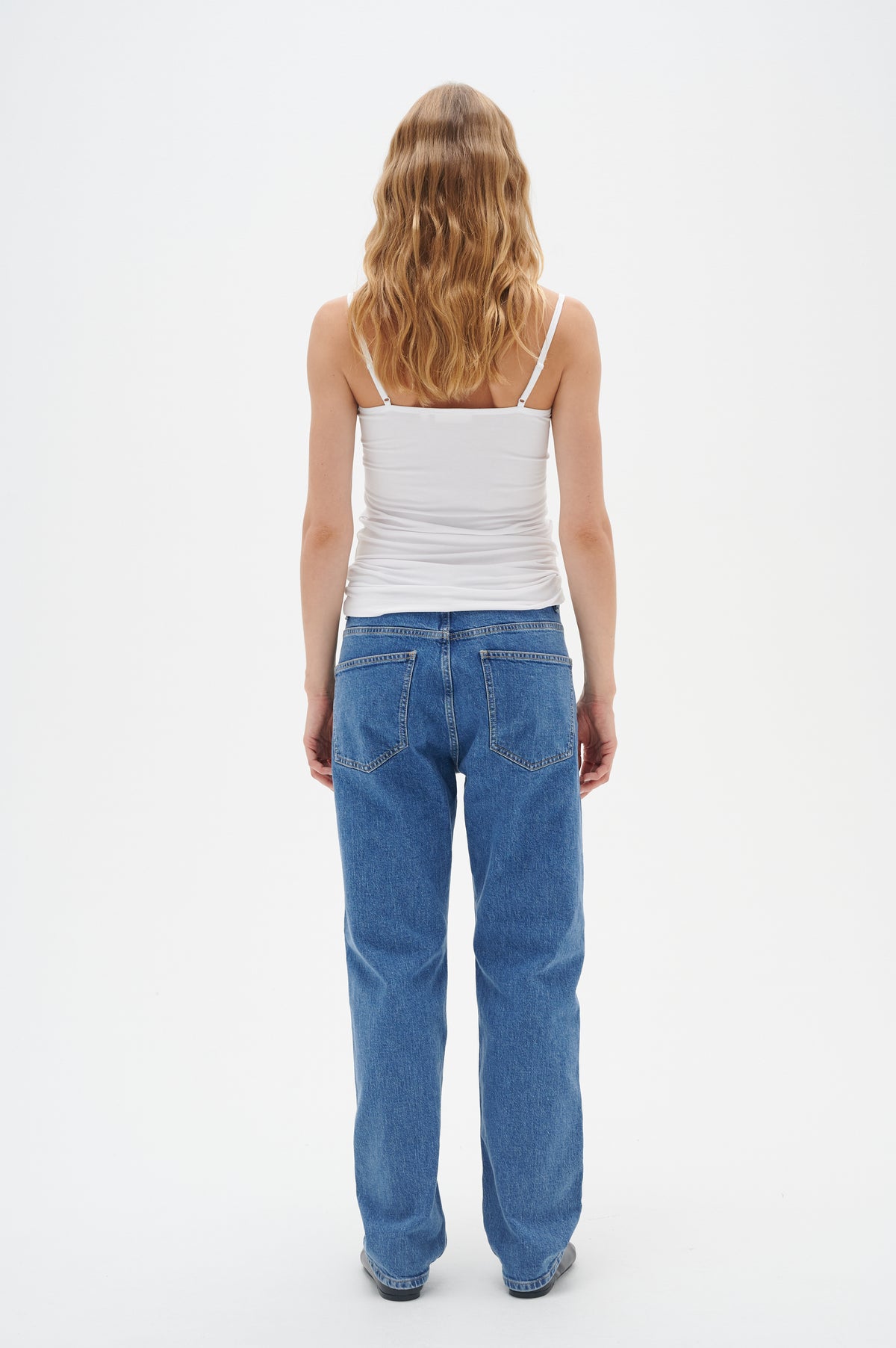 InWear Finesse Pure White Fitted Basic Cami Top