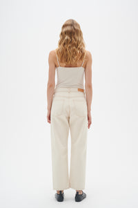 InWear Finesse Chalk Fitted Basic Cami Top