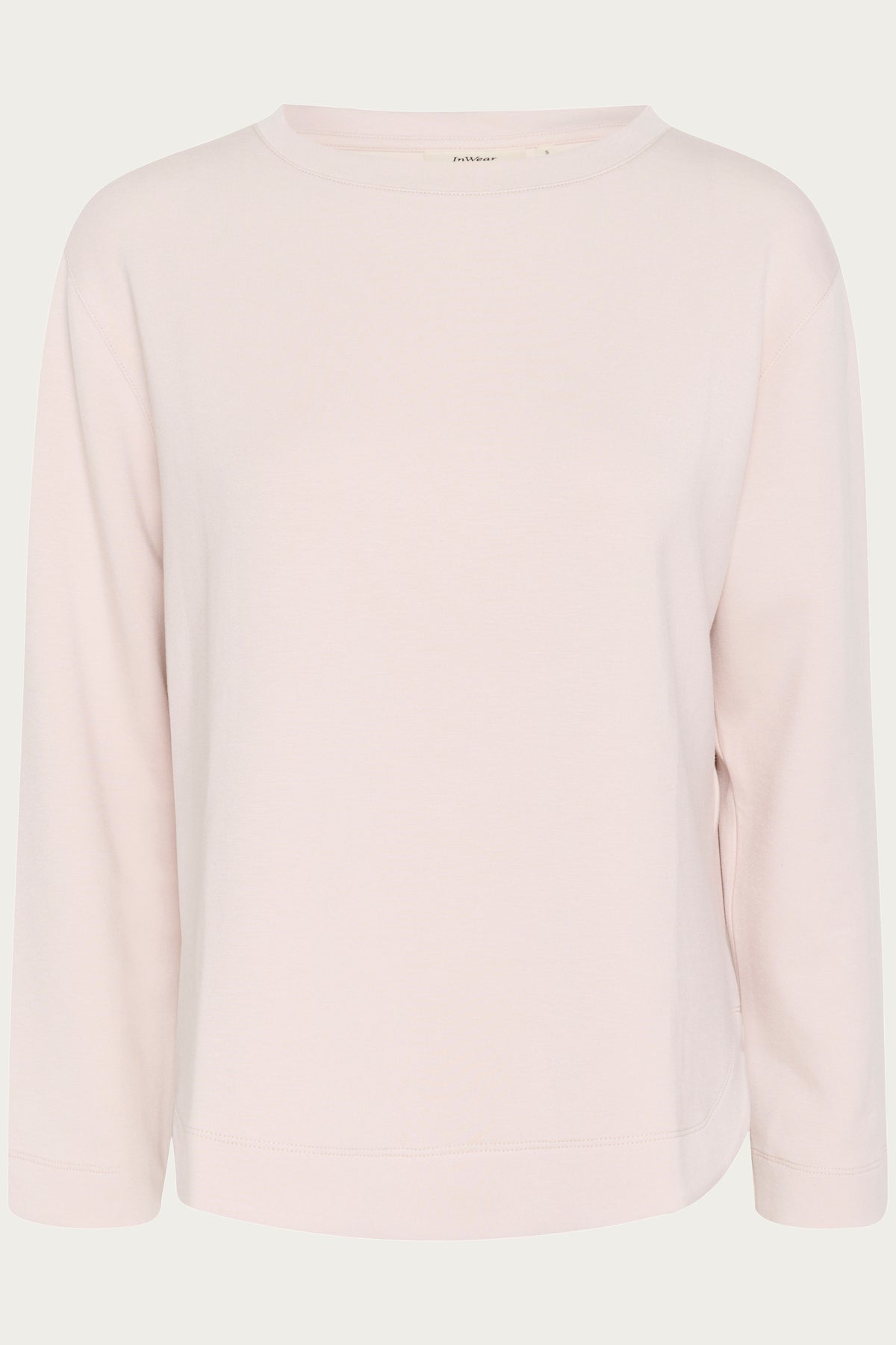 InWear Gincent Haze Cream Modal Supersoft Dipped Hem Sweatshirt