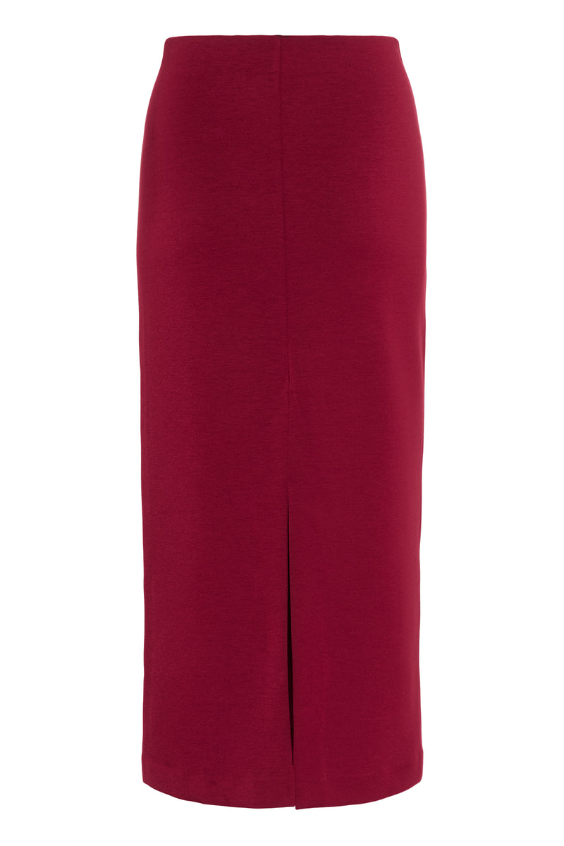 InWear Aida Cabernet Modal Ankle Length Tube Skirt