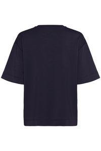 InWear Pannie Marine Blue Oversized Modal T-Shirt, 30109225