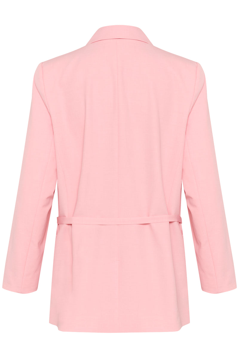 InWear Naxa Baby Pink Oversized Longline Blazer