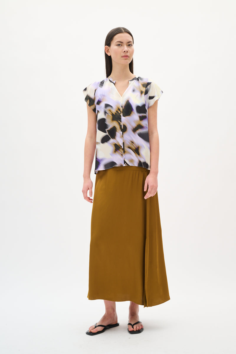 InWear Kaala Motion Flower Printed V-Neck Top, 30110553