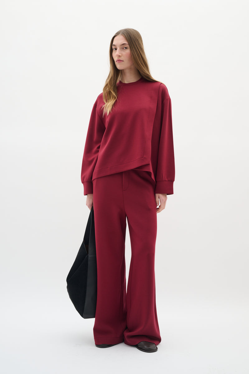 InWear Gida Vincent Cabernet Layered Modal Sweatshirt, 30110946
