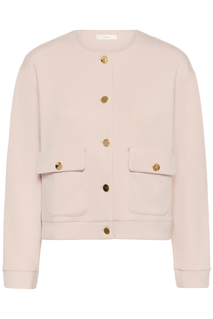 InWear Gida Vincent Haze Beige Modal Cardigan Jacket