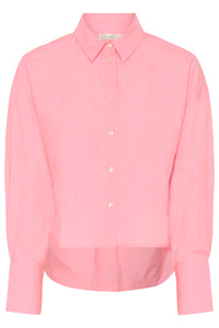 InWear LeloIW Neola Candy Pink Relaxed Fit Dipped Hem Shirt, 30112454