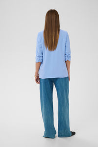 Soaked in Luxury Shirley Hydrangea Blue Blazer, 30403608