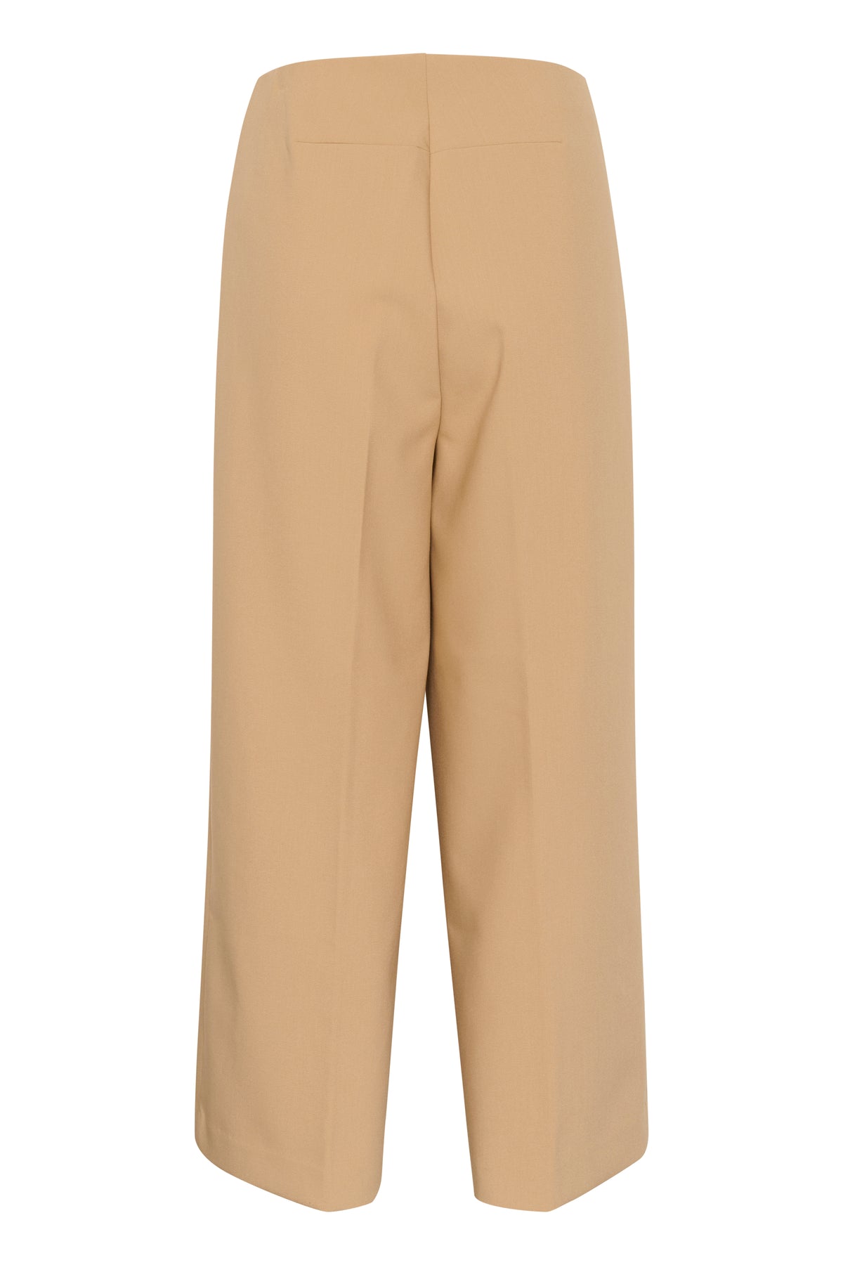 Soaked in Luxury Corinne Travertine Beige Wide Cropped Culotte Trouser