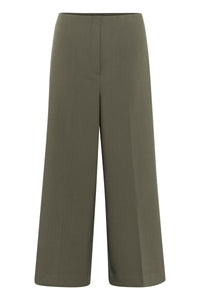 Soaked in Luxury Corinne Grape Leaf Wide Cropped Culotte Trouser, 30407013