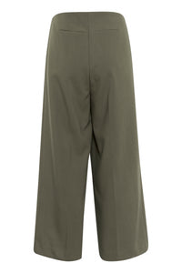 Soaked in Luxury Corinne Grape Leaf Wide Cropped Culotte Trouser, 30407013