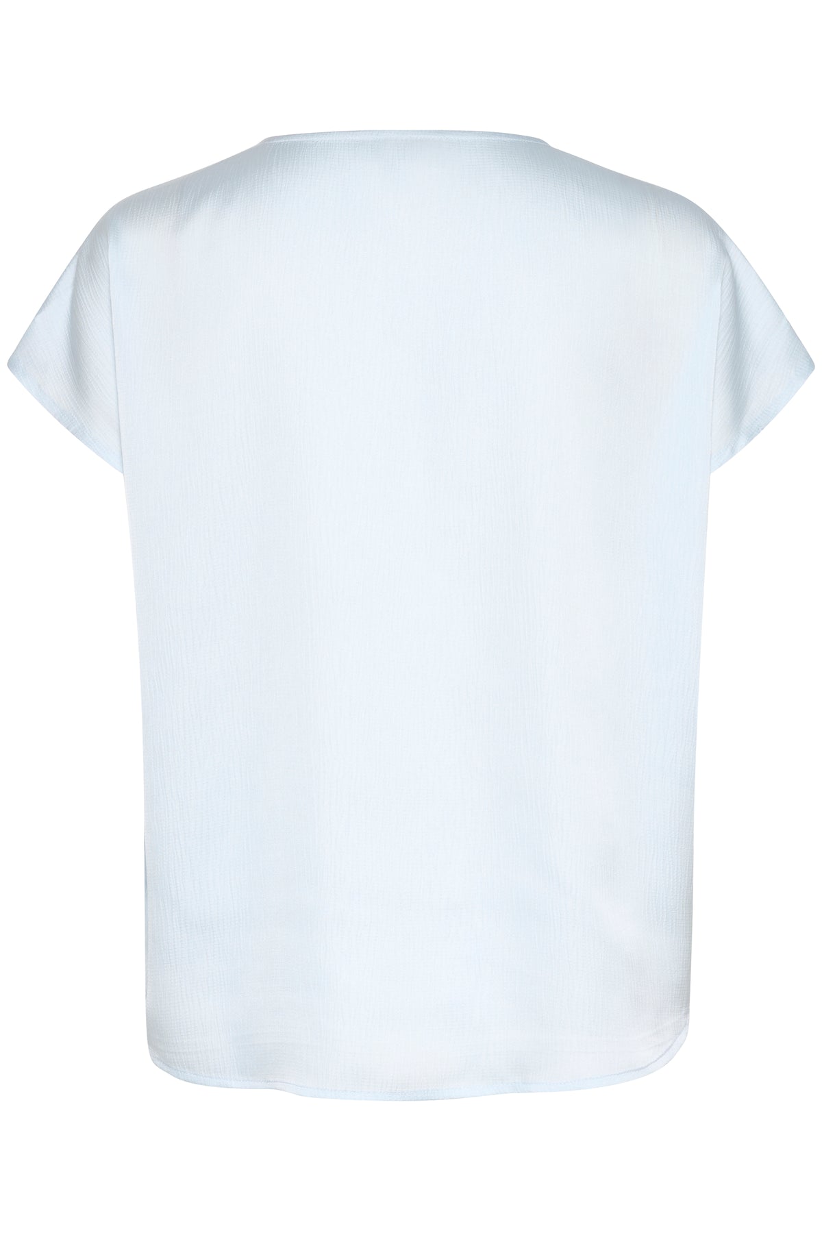 Soaked in Luxury Loana Marija Nantucket Baby Blue V-Neck Blouse