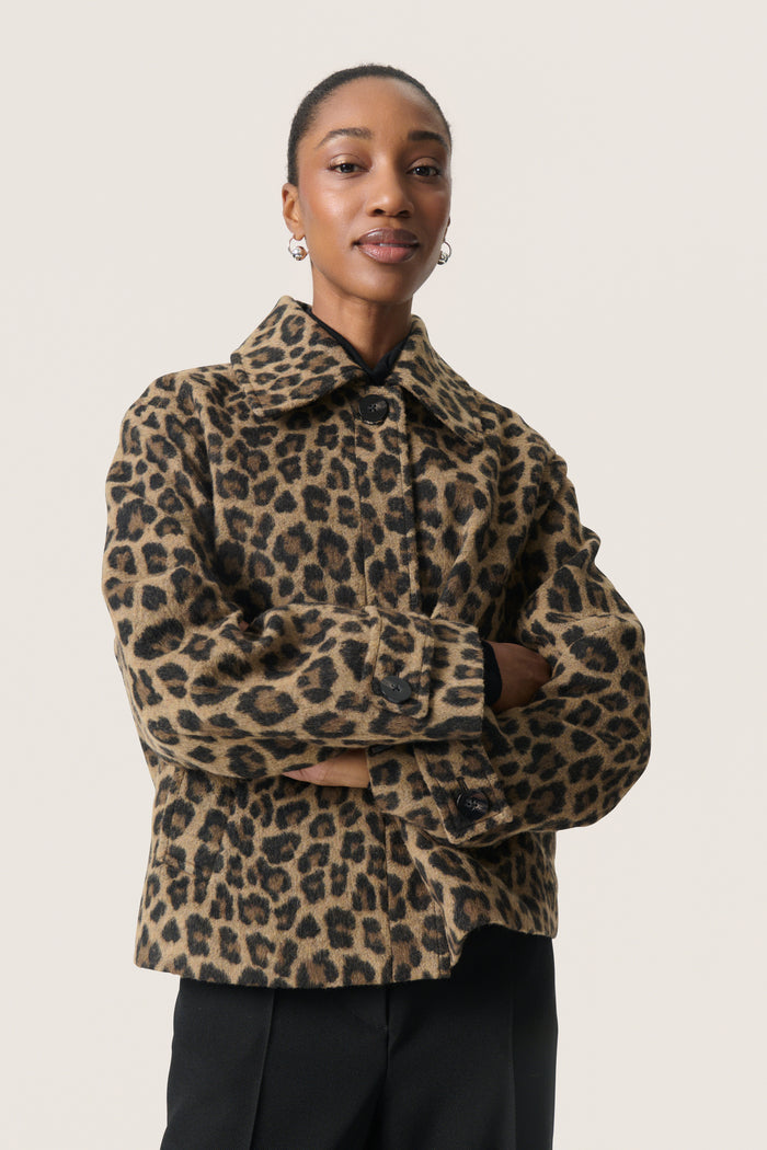 Soaked in Luxury SLLeony Akeleje Leopard Jacket
