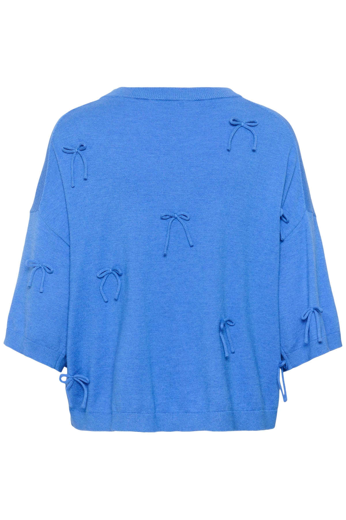 Soaked in Luxury SLSpina Regatta Blue Bow Pullover, 30409226