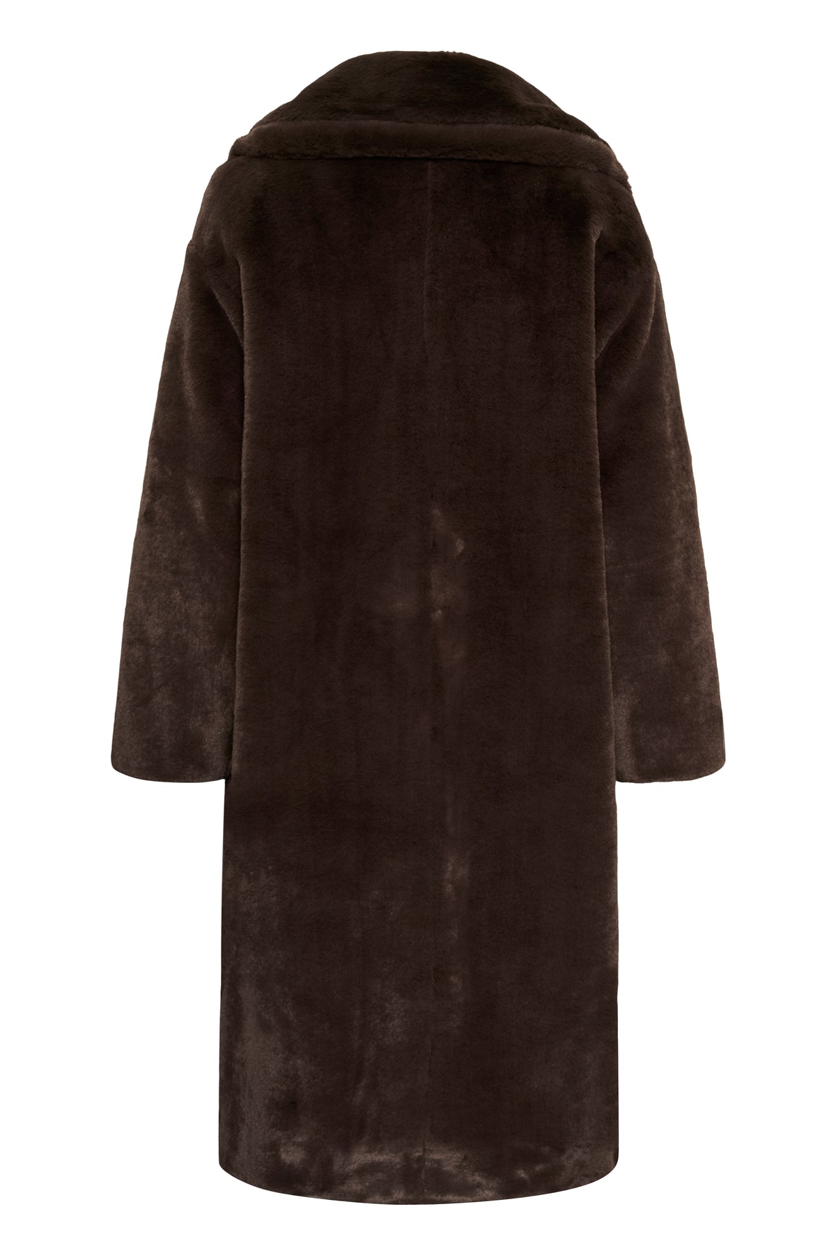 Soaked in Luxury SLEstacia Chocolate Brown Faux Fur Coat, 30409245