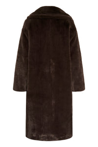 Soaked in Luxury SLEstacia Chocolate Brown Faux Fur Coat, 30409245