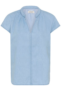 Soaked in Luxury SLAdelita Ioana Denim Blue Top