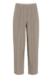 Soaked in Luxury SLKinabalu Check Barrel Trousers, 30409602