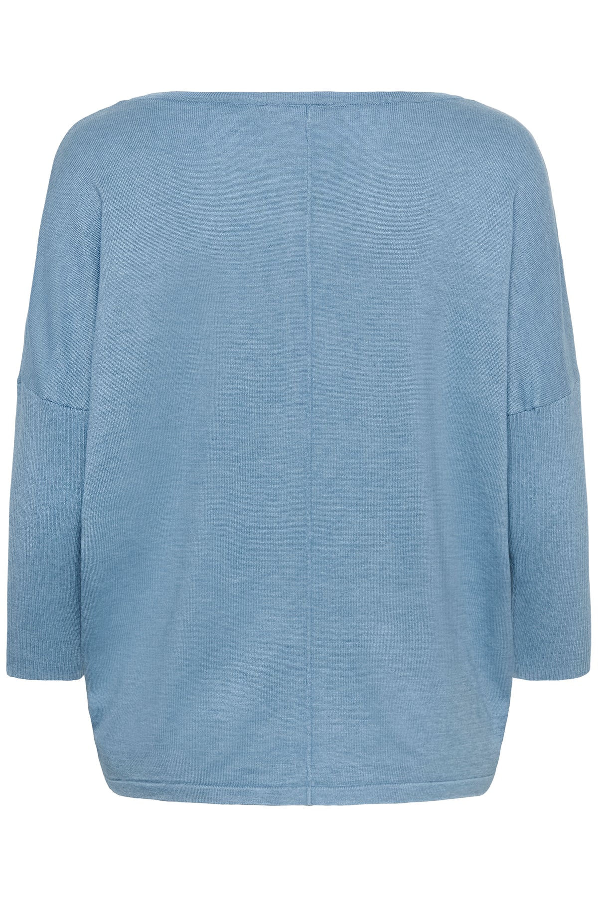 Saint Tropez Mila Blue Shadow Round Neck Knit