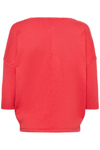 Saint Tropez Mila Honeysuckle Melange Round Neck Knit, 30500003