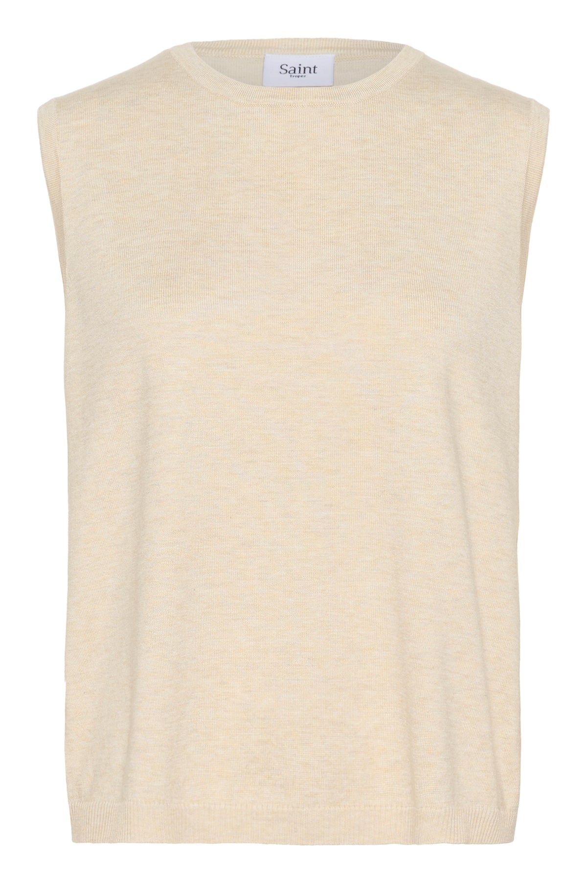 Saint Tropez Mila Cream Knitted Vest