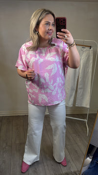 Toxik Highwaisted White Wide Leg Culotte Jeans