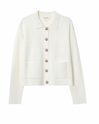 Grace and Mila Pam Cream Supersoft Cropped Cardigan