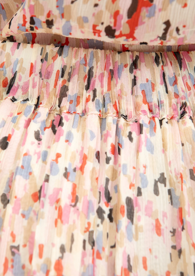 Coster Copenhagen Splash Print Midi Skirt