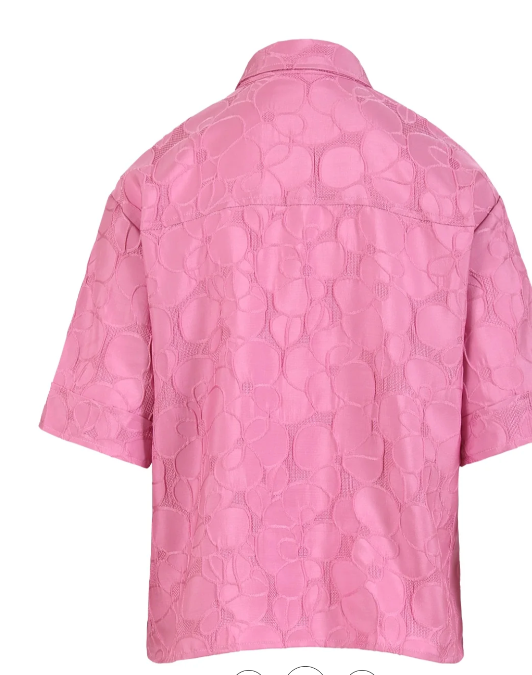 Coster Copenhagen Candy Pink Embossed Boxy Fit Shirt