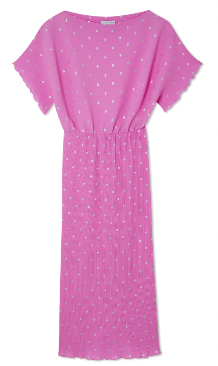 Never Fully Dressed Petal Pink Tilly Off the Shoulder Dress