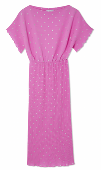 Never Fully Dressed Petal Pink Tilly Off the Shoulder Dress