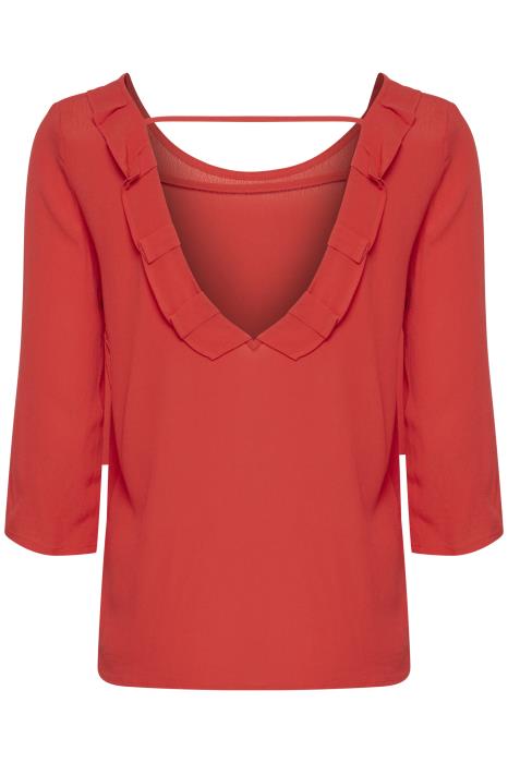 Ichi Carat Top, Aurora Red freeshipping - Ruby 67 Boutique