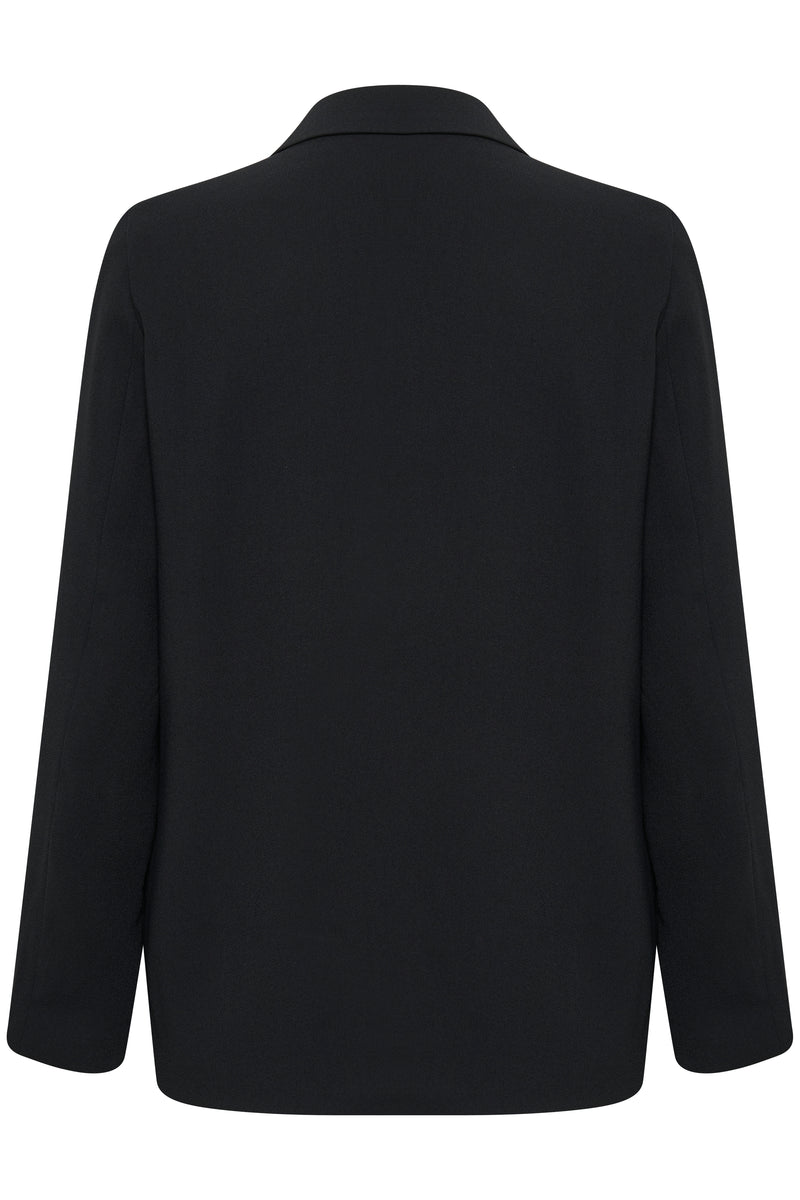Soaked in Luxury Shirley Black Long Sleeve Blazer, 30405412